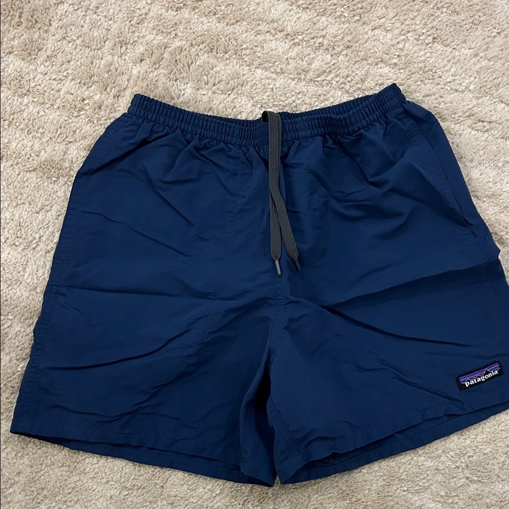 Patagonia Baggies men’s small. 5” inseam. EUC. liner has been removed.